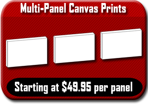Multi-Panel Canvas Prints - starting at $34.95 per canvas